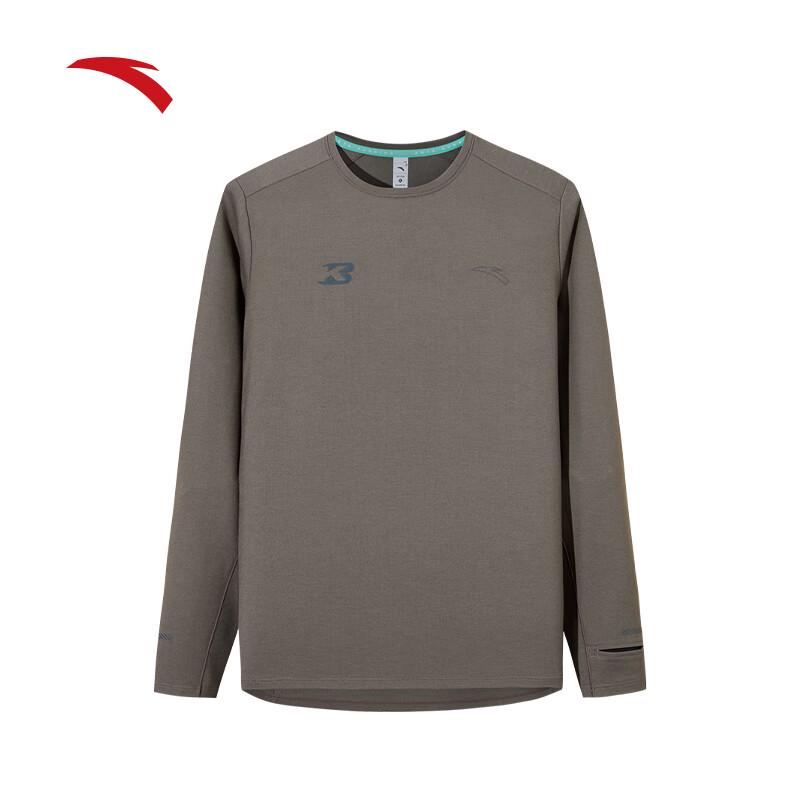 Anta Men s Wool Blend Long Sleeve Sports T-Shirt XL