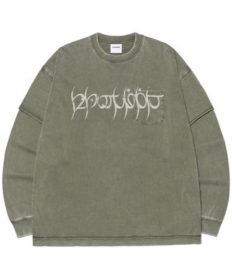 Nomaenyueol A.R Long Sleeve Tee - Washed Khaki