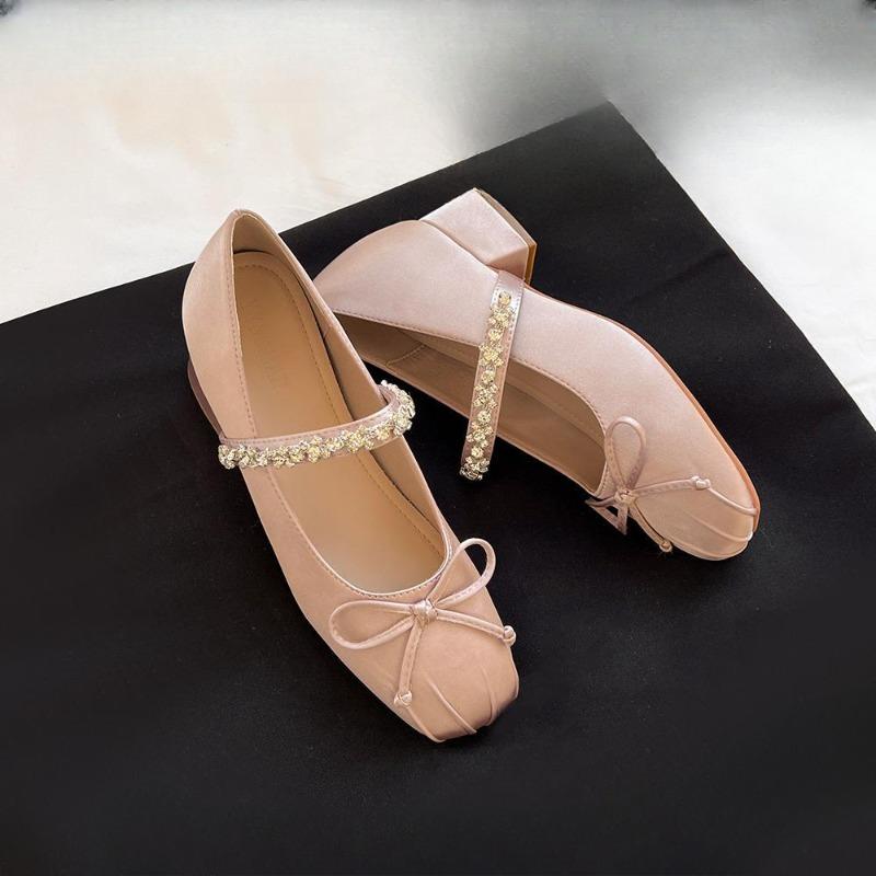 New Height-increasing Rhinestone One-strap Women's Shoes