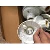 1PC Ceiling Lamp Holder Thickened Plastic E27 Lamp Holder Screw Lamp Port Plastic Compression-resistant Flat Lamp Holder Project