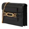 Bally Classic Solid Color Commuter Fashion Flap Leather Chain Crossbody Shoulder Bag Women Bags Black 6237095