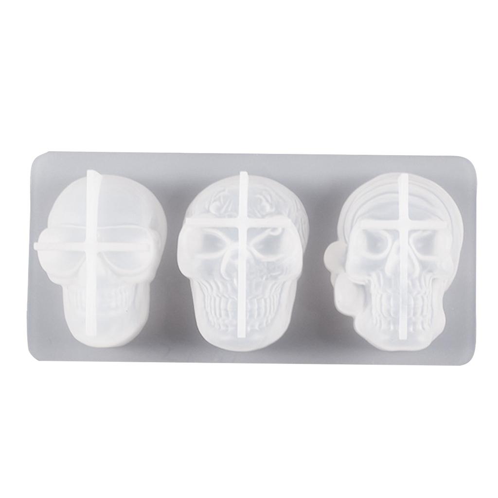 Three Head Silicone Molds, DIY Crystal Resin Silicone Molds, Creative Keychain Molds, Handcrafted Toy Molds