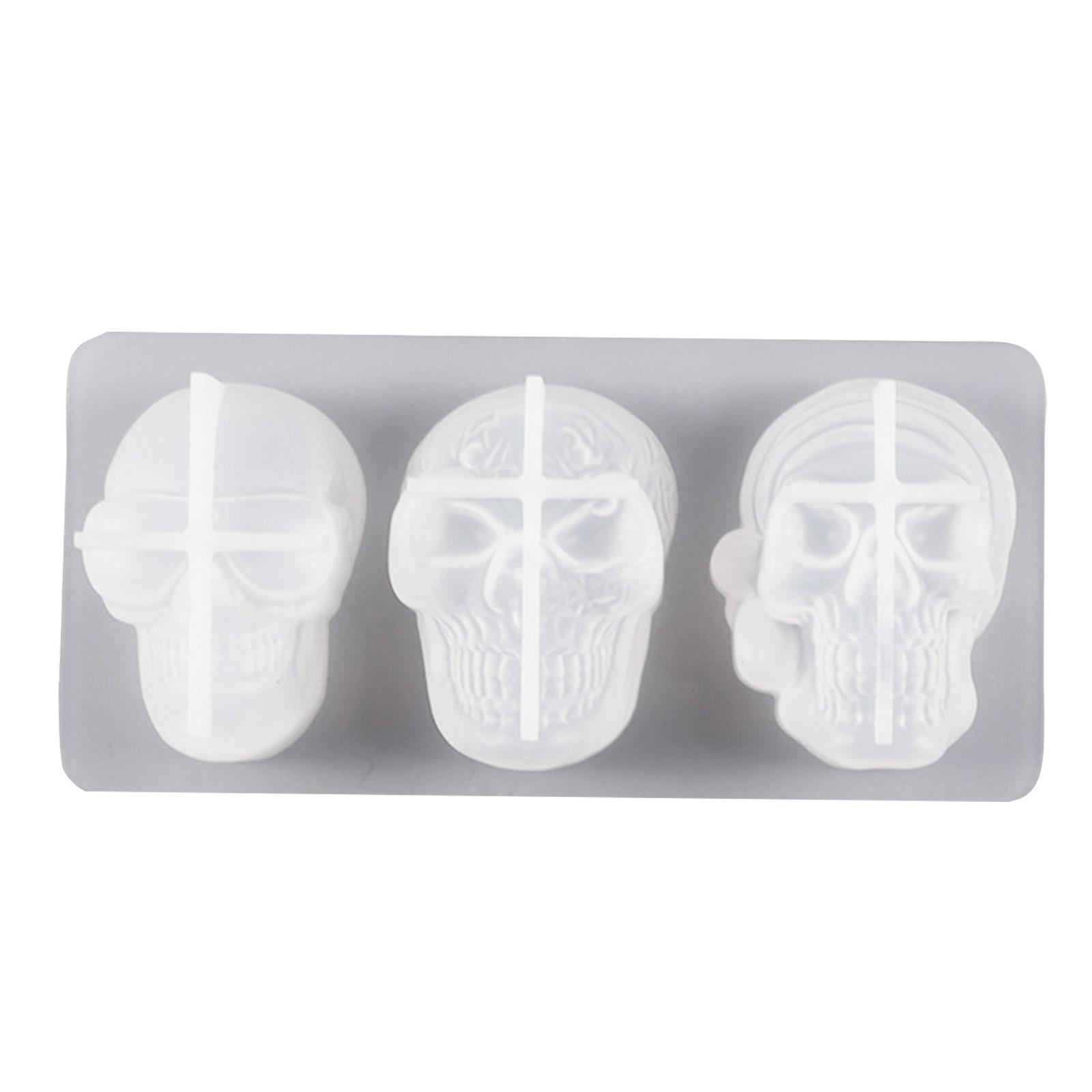 

Силиконовые формы с тремя головками, силиконовые формы для кристальной смолы, креативные формы для брелоков, формы для игрушек ручной работы One Size