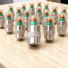 Cars Tire Air Pressure Monitor Alert 4Pcs/set Indicator Tire Valve Cap Gauge Car Accessories Car Tyre Pressure Gauge Caps Useful Valve Stems 1