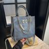 2025 New Simple Oblique Span Large-capacity Tote Bag Women's Versatile Fashion Commuter Casual Shoulder Bag