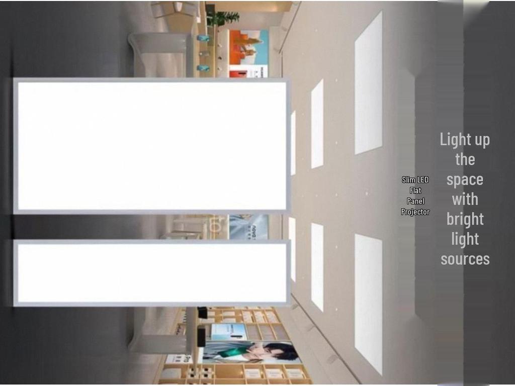 Luminous 600x1200 LED Gypsum & Mineral Wool Ceiling Panel