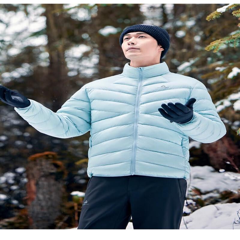 

Men s Stand-Collar Winter Warm Down Jacket M