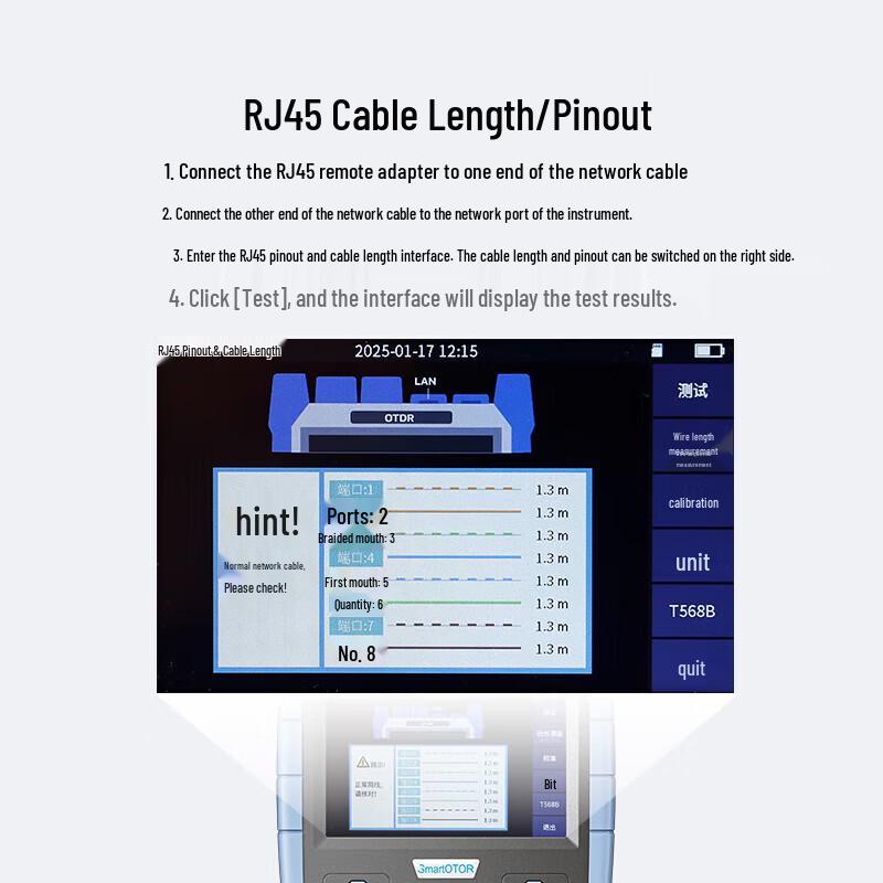 SAMZHE OTDR Optical Fiber Tester