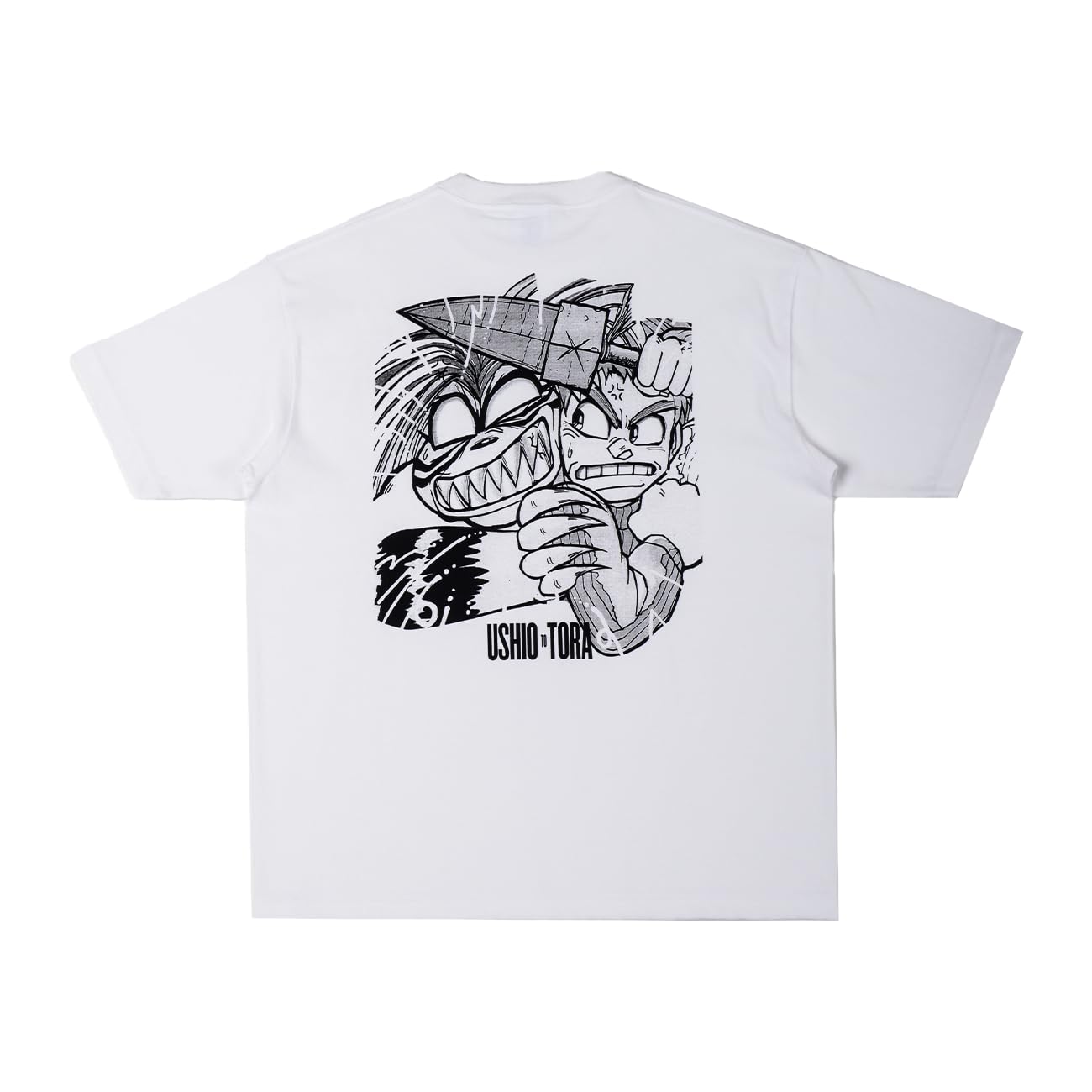 

Ushio and Tora Cover Design Merchandise | T-Shirt, Size L, Men s/Women s, Short Sleeve, Oversized Silhouette, 100% Cotton (Pop White)