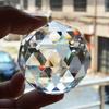 Clear Cut Crystal Sphere 50mm Faceted Gazing Ball Prisms Suncatcher Decor Home