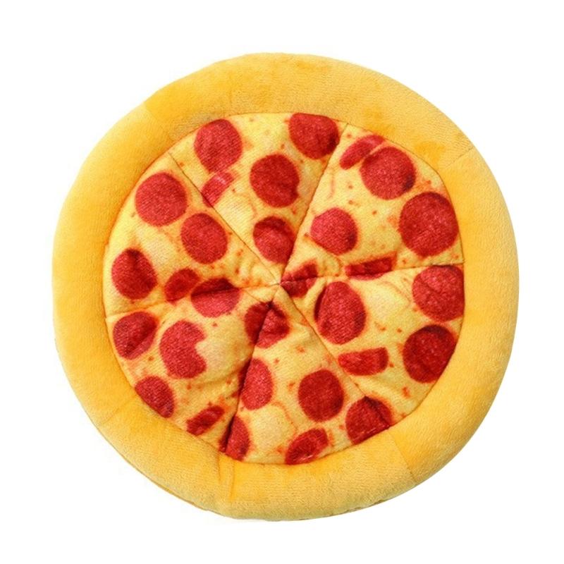 

Realistic Pizza Designs Plush Toy For Pet Encourages Chewing And Promotes Dental Health Safe Plush And Easy To Clean 1