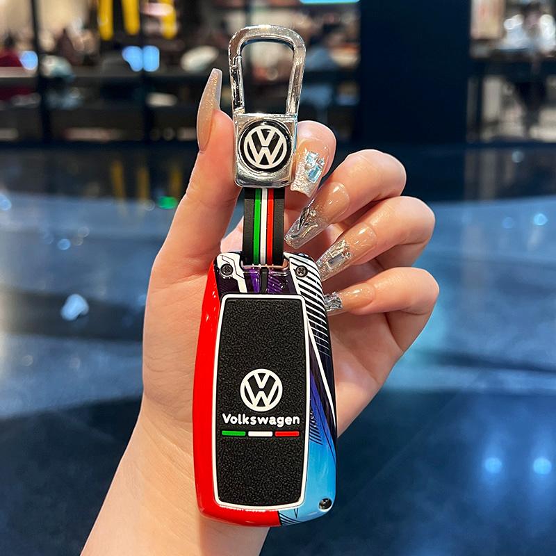 New Zinc Alloy Silicone Car Remote Key Case Cover Protector Shell For Volkswagen VW Polo Golf Passat Tiguan Beetle Caddy T5