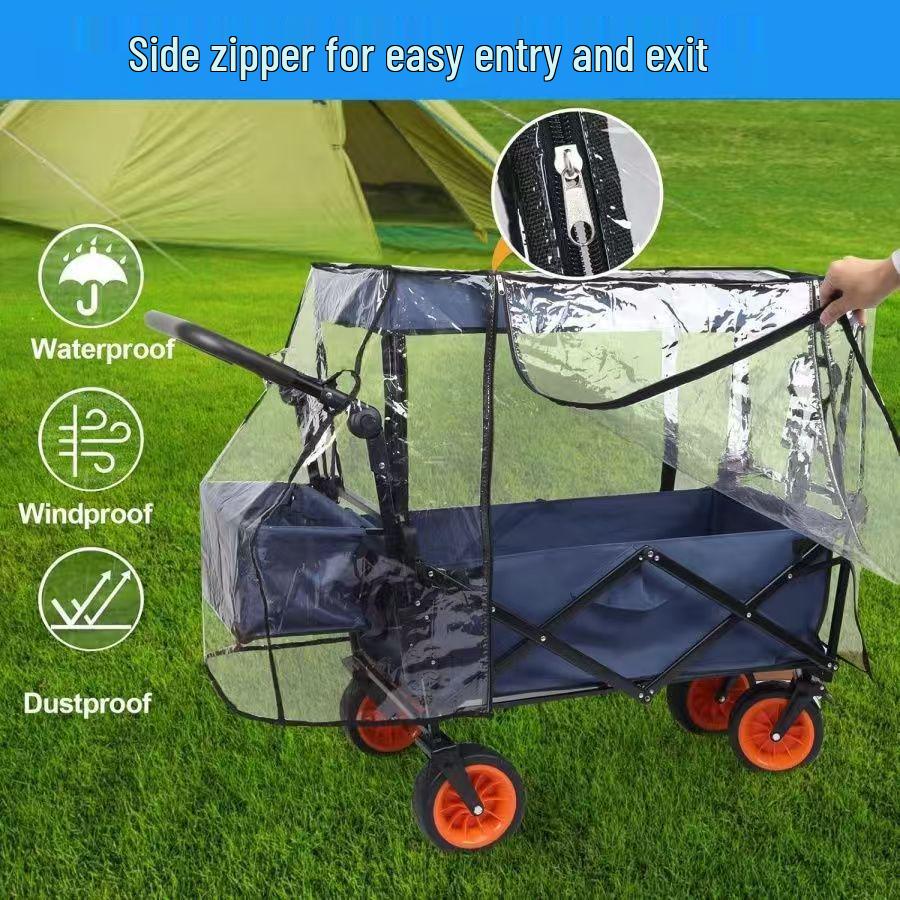 Universal Waterproof & Windproof Camper Awning with Insulated Mosquito Net