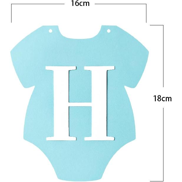 Letjolt Pink Blue Oh Baby Banner Baby Shower Supplies Gender Reveal Birthday Party Decorations Pre-Strung Garland Nursery Hanging Décor