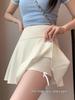 Women's White Pleated Tennis Skirt - 2026 Summer Yoga & Fitness Anti-Exposure Design