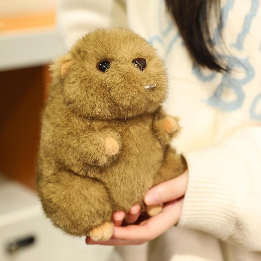 Cute Realistic Animal Plush Toy: Otter, Marmot, Groundhog, Capybara - Children's Cloth Doll
