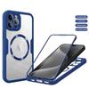 360-Grad-Displayschutzfolie für das iPhone 15 14 13 12 Pro Max 15Plus 14 Plus Magsafe Magnetische, klare, harte Rückabdeckung