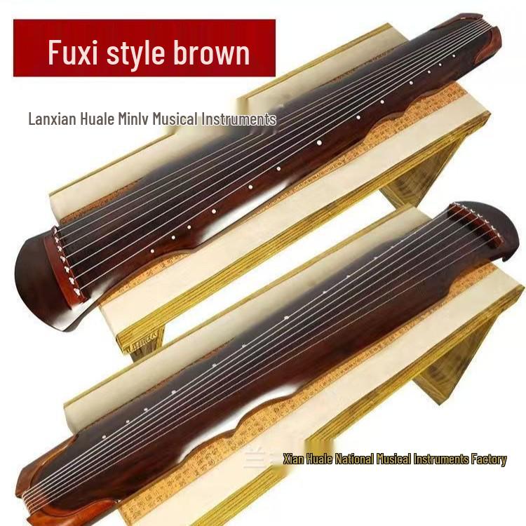 Fuxi Style Beginner Guqin - Handmade Seven-String Instrument for Practice and Performance