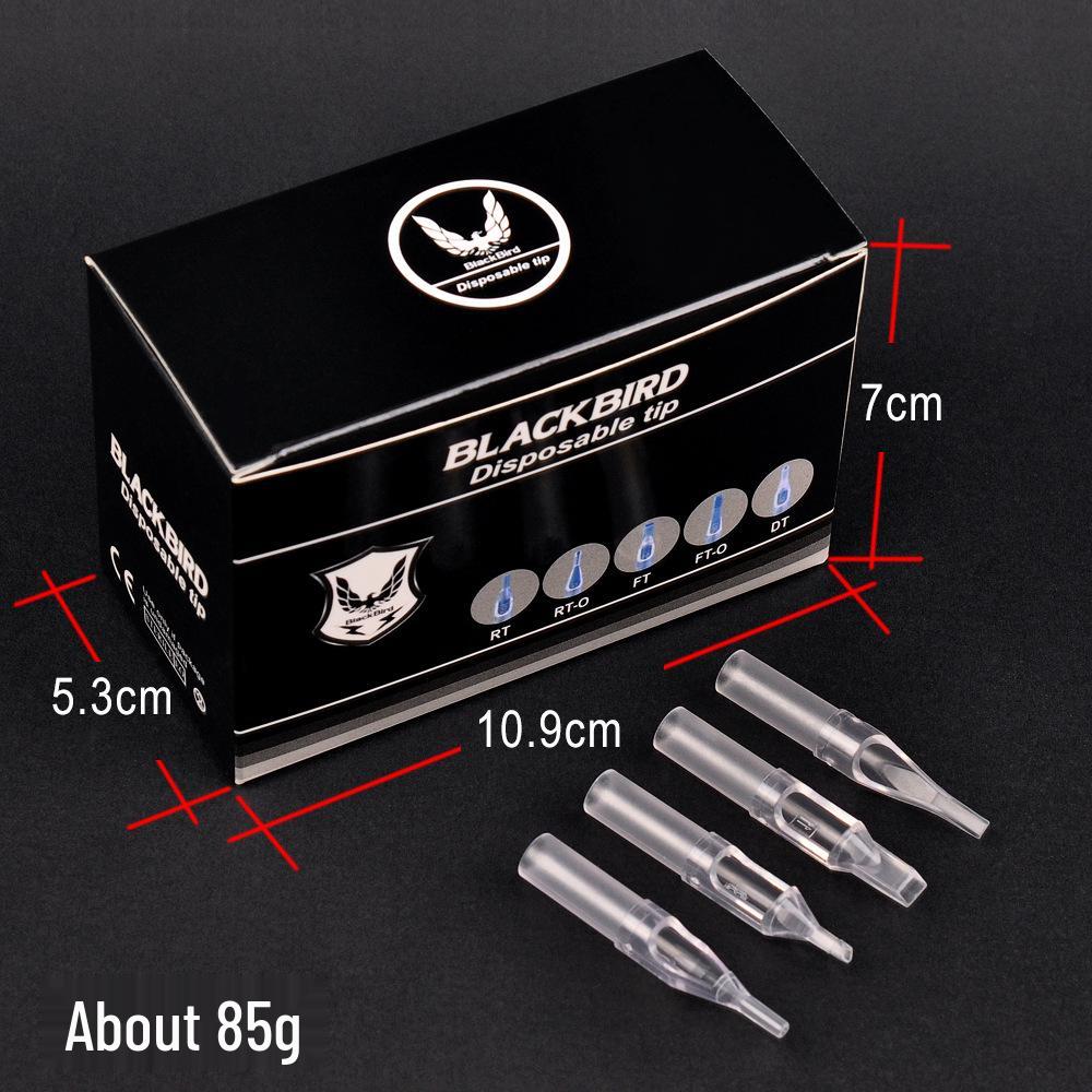 Black Bird Transparent Needle Tip Tattoo Nozzle RT/MFT - Disposable Auxiliary Supplies