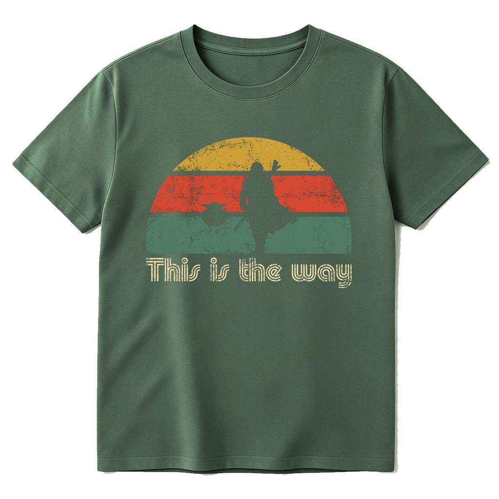 Funny Jedi The Retro Way Graphic Tshirt Unisex Women Clothing Fashion Vintage Tshirts Cotton Oversized Short Sleeve T Shirts Tops