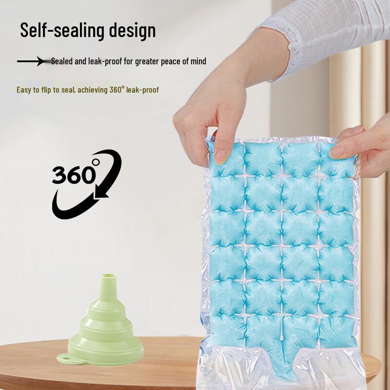 SHUANG YU Disposable Self-Sealing Ice Cube Bags