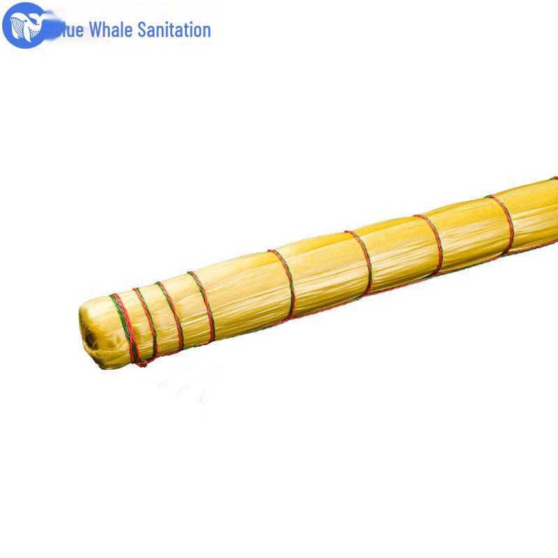 Soft Bristle Natural Grass Broom