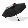 1pc Lighthouse Sea Automatic Folding Umbrella, Heavy Duty 8 Rib Iron Frame,  Suitable for Travel, Daily Use, Birthday, Decor Gift M0105115