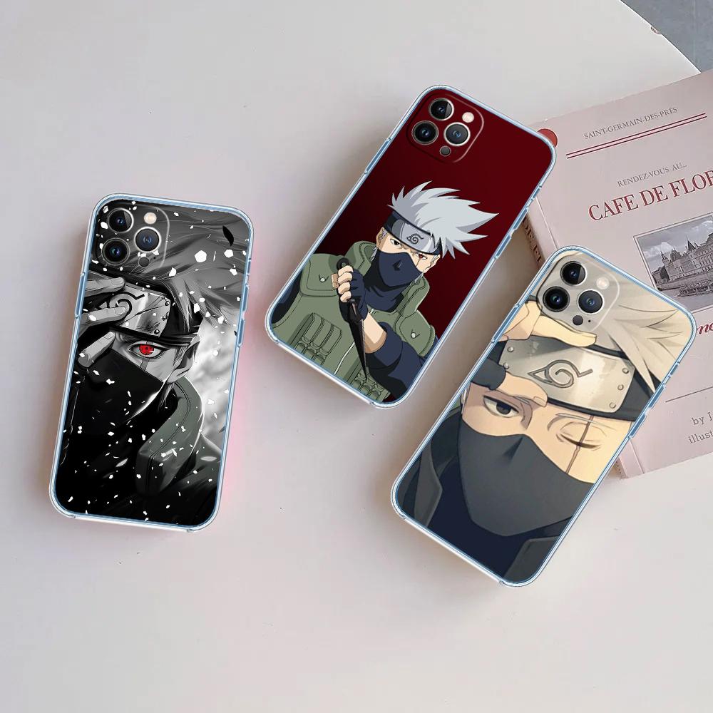PP49 Naruto Kakashi Soft Shell Transparent Phone Case for Motorola Moto G7 G8 G9 G84 G85 G73 G24 G15 Z2 Play Power Plus