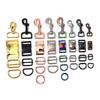 Metal Bag Buckle & Strap Hook Set: Thickened D-Ring, Screw Lock for Leather Bags & Backpacks