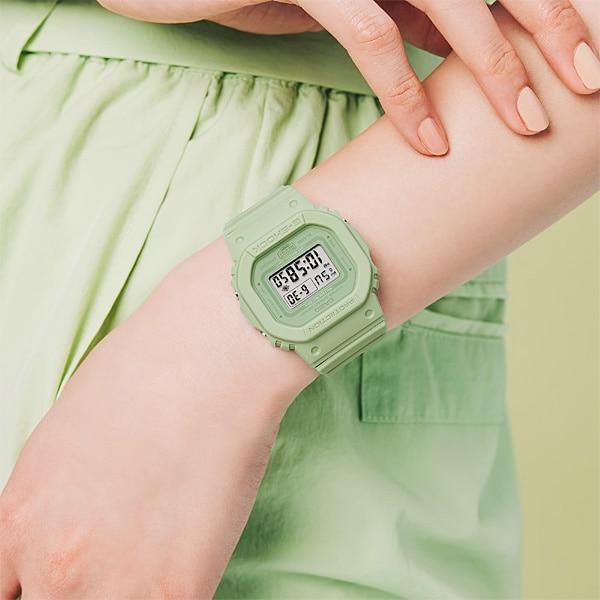 Casio G-SHOCK GMD-S5600BA-3JF [G-SHOCK DW-5600 Kleineres, dünneres Modell, Pistaziengrün] Quadratische Uhr