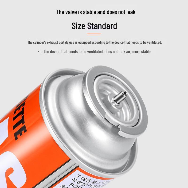 Portable Butane Gas Canister with Invertible Flame Torch