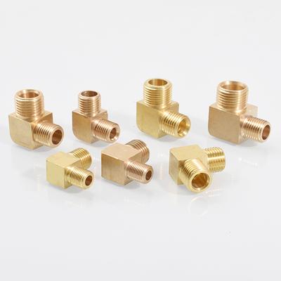 M12 M14 M16 M18 Metric 1/8" 1/4" 3/8" 1/2" BSP Male 90 Degree Elbow Brass Pipe Fitting Connector Coupler Water Gas Oil
