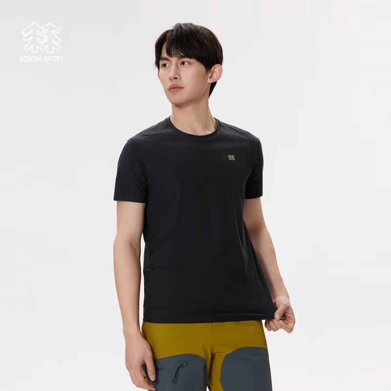 KOLON SPORT Men s COLDBLACK Cooling UPF50+ Crew Neck T-Shirt M