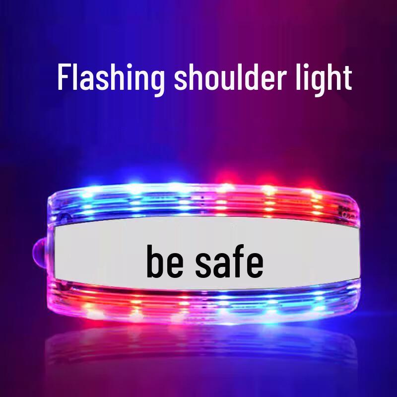 Rechargeable LED Shoulder Warning Light