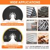 5/6Pcs Oscillating Saw Blades 3-1/2inch Semicircular Saw Blade Bimetal Multitool Blades Flush Cut Oscillating Saw Blades Cutting
