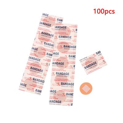 100 db Mini Vízálló Kötszer Kerek Kis Sebkötöző Orvosi Ragasztószalag Ragasztókötés Sebkötöző Rögzítő Szalag