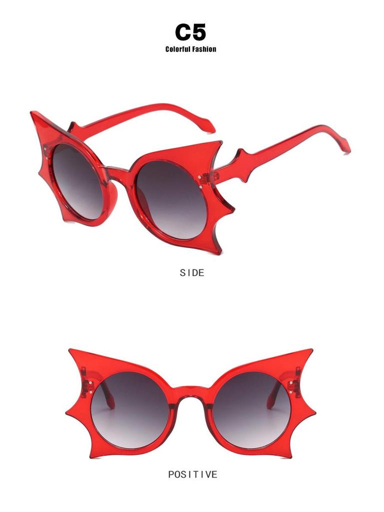 Kedun Bat Hip Hop Butterfly Sunglasses: 2023 Trendy Shades for Dancing & Internet Celebrities