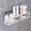 Bathroom Storage Rack Kitchen Organizer Shelf Black Shelves Corner Frame Iron Shower Punch Free Mounted Caddy Rack