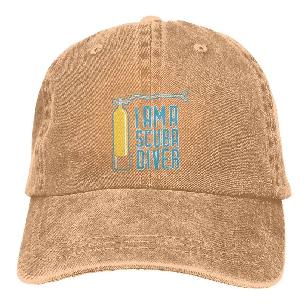 Summer Cap Sun Visor I Am A Scuba Diver Hip Hop Caps Dive Scuba Diving Cowboy Hat Peaked Trucker Dad Hats