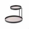 2Tier Storage Rack Wrought Iron Frame 2 Tier Countertop Organizer Versatile Tabletop Shelf