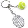 Pendant Key Rings Car Key Chain Tennis Racket Keychain Sports Key Chain Mini Keychain Tennis Ball