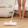 4pcs/set (3 Rolls of Paper+1 Mop Long Handled Hair Remover, Retractable Hair Brush for Clothing, Household Floor Cleaning Tool for Cat Hair,
