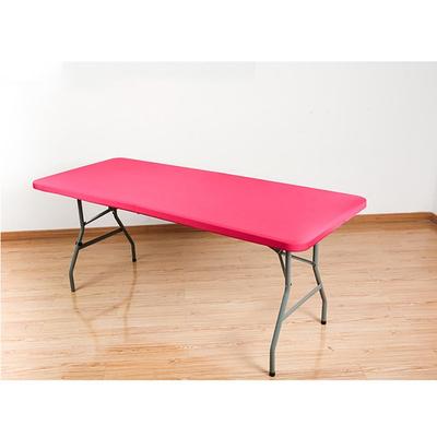 1Pcs Spandex Rectangular Tablecloth Stretch Elastic Fitted Table Cloth 6FT Washable Patio Table Cover