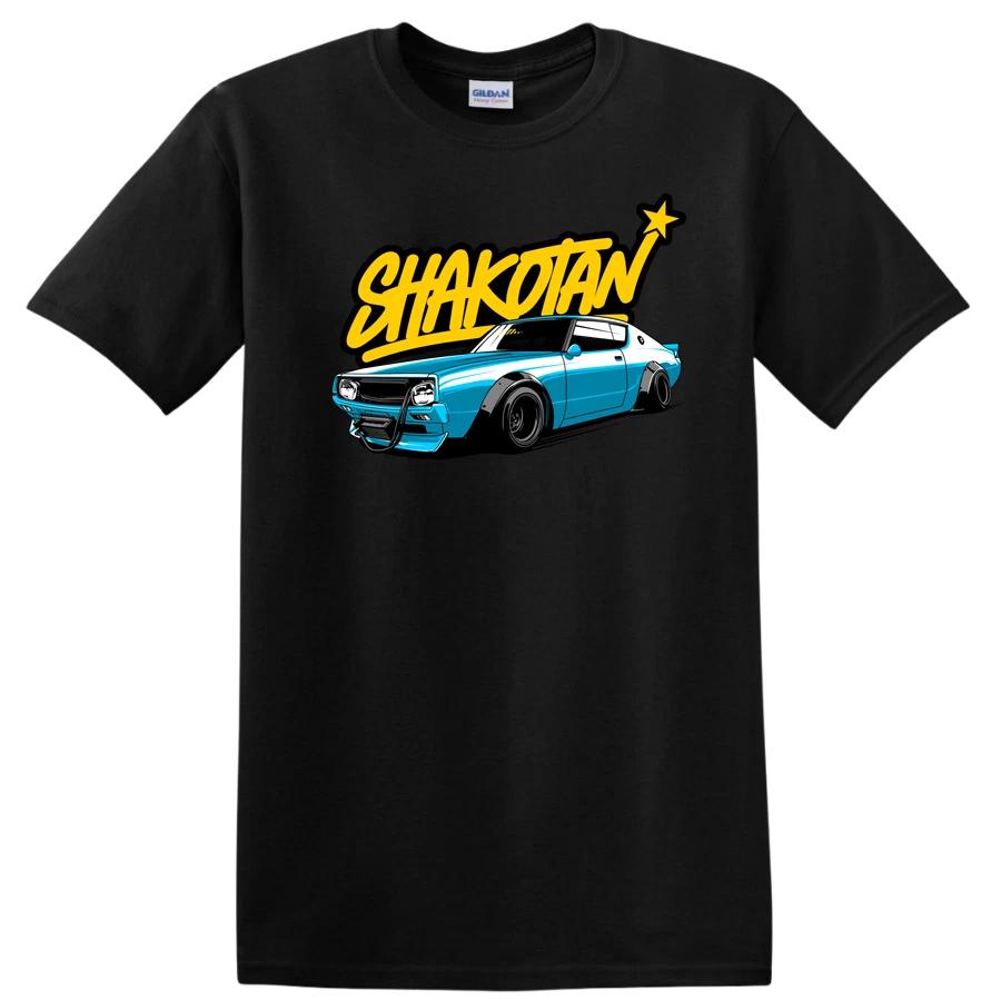 Shakotan Car Art Graphic T Shirt Cool Vintage Racing Tee for Car Enthusiasts L