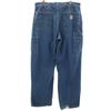 Carhartt work Denim pants W34 Wash blue jeans Men's Used