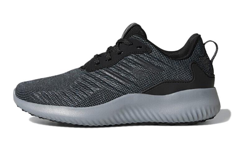 Adidas Alphabounce Rc J Дышащие Низкие Детские Беговые Кроссовки Черно-Серые Подростковые CQ1482 36⅔