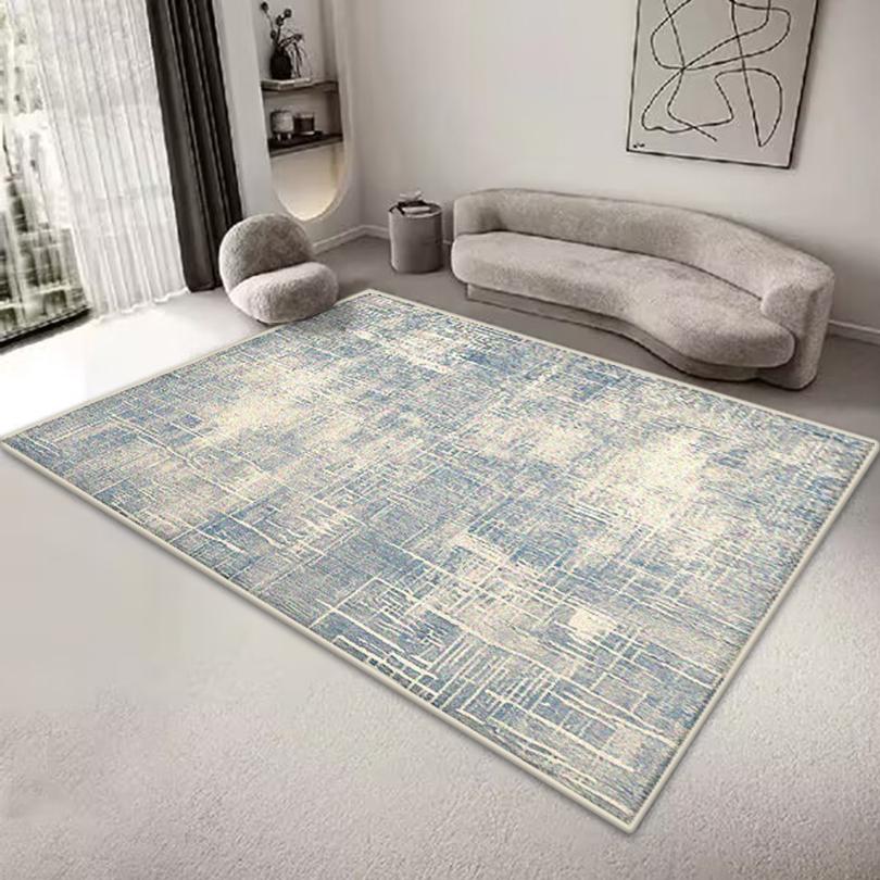 

Простий стиль Нековзна Декорація Домашній Килим для Вітальні М який Килимок під Диванний Столик Легке Прибирання Декор Кімнати Абстрактний Килим для Спальні 120*160cm