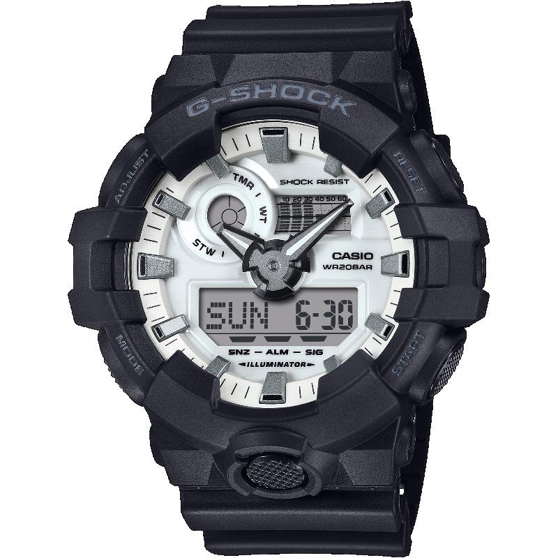 

Casio G-SHOCK Men s Resin 200M Water Resistant Analog Shock Resistant Quartz Watch GA-700WD-1A чёрный