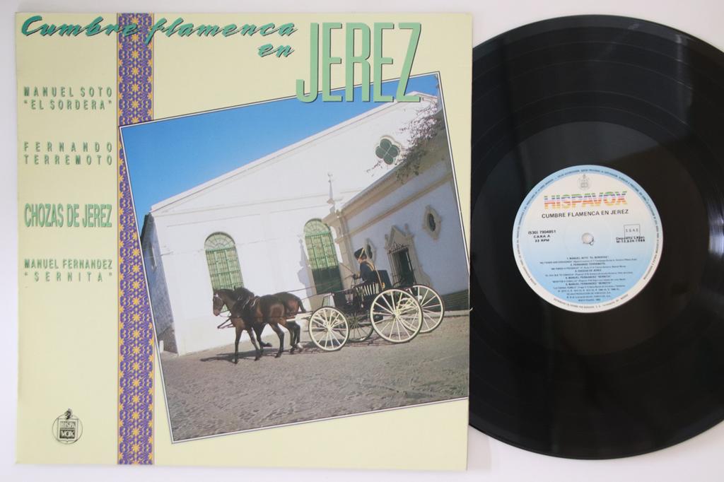 LP Record VARIOUS - Cumbre Flamenca En Jerez 5307904851 HISPAVOX Spain Latin Used