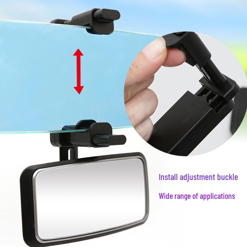 Wide-View Rear Baby Mirror for Cars - Interior Add-On for Enhanced Child Observation